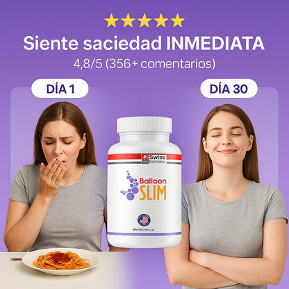Balloon Slim™ Cápsulas de Saciedad Gástrica (120 cápsulas)