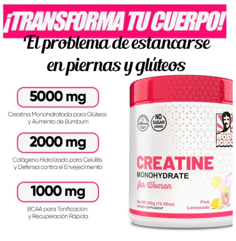 Creatina Femenina con Colágeno y Aminoácidos Esenciales