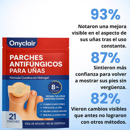 2x1  NailClear Pro™ – Parches Intensivos Antihongos para Uñas (32 Parches)