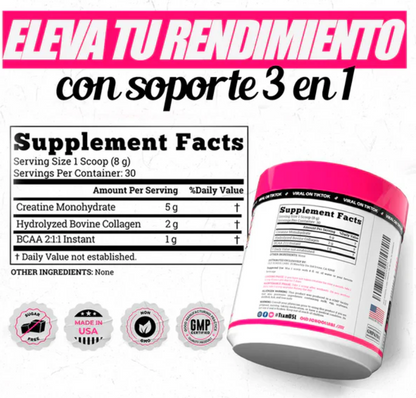 Creatina Femenina con Colágeno y Aminoácidos Esenciales