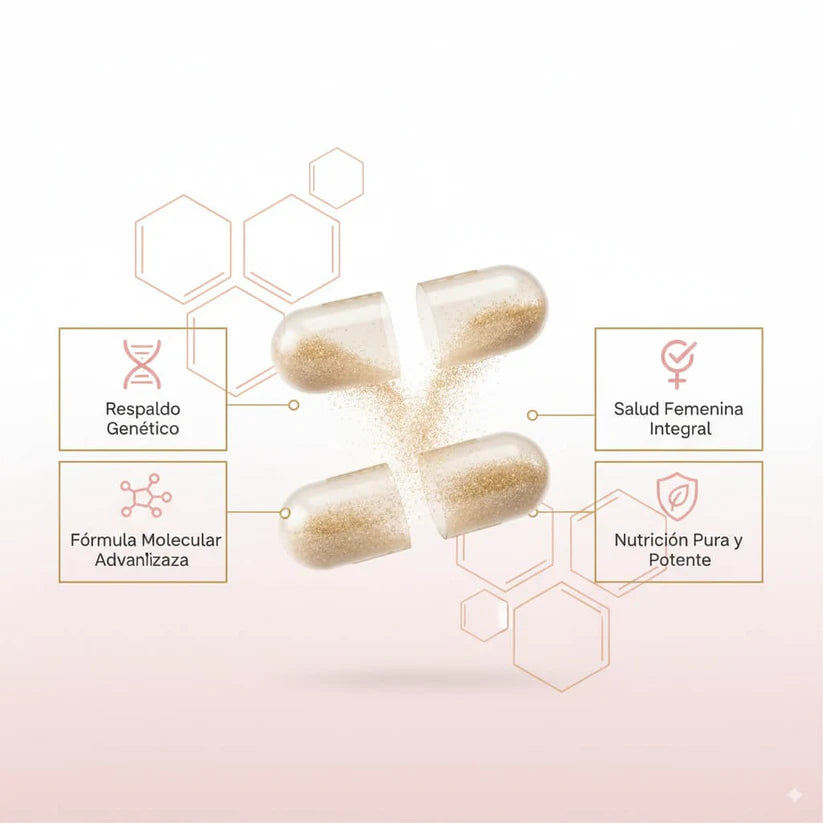 TrueFem™ Equilibrio Hormonal y Bienestar Femenino (60 Cápsulas)