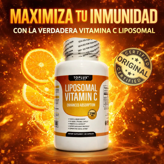 Vitamina C Liposomal Ultra Absorción 2x1 – Refuerzo Total Inmune (120 Cápsulas)