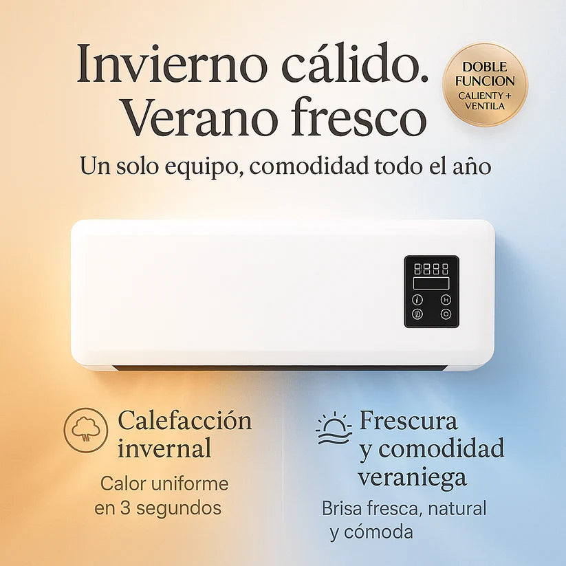 AireMax™: el 2 en 1 que domina tu hogar todo el año
